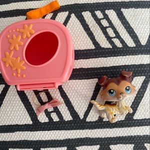 LPS Littlest Pet Shop Collie #58 Paw-up 2004 Rare